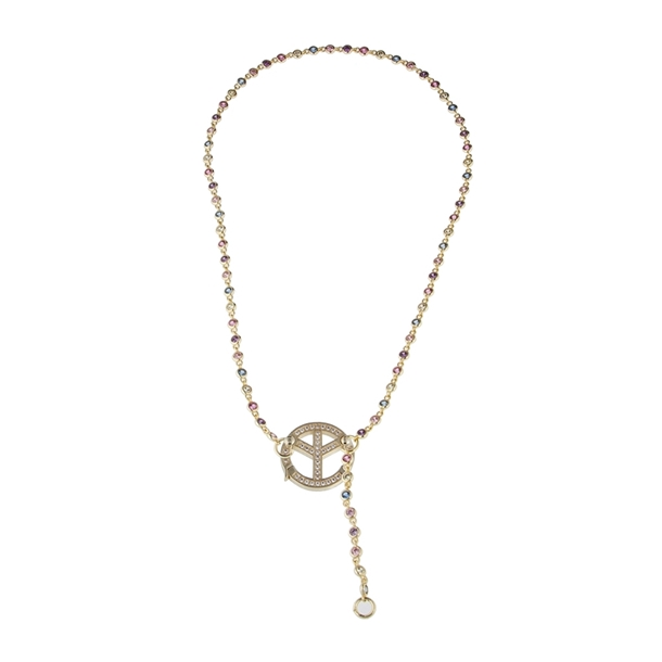 Choker Peace Zircônia Rainbow
