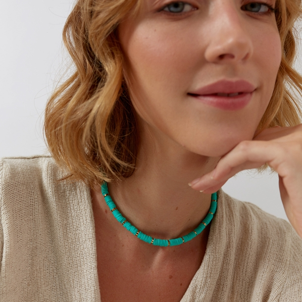 Colar Beads Hematitas