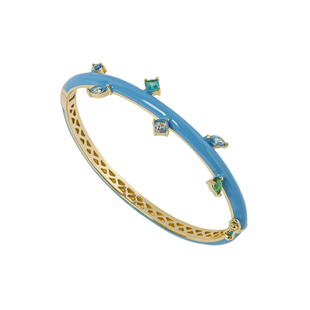 Bracelete Esmaltado Zircônias Lapidadas