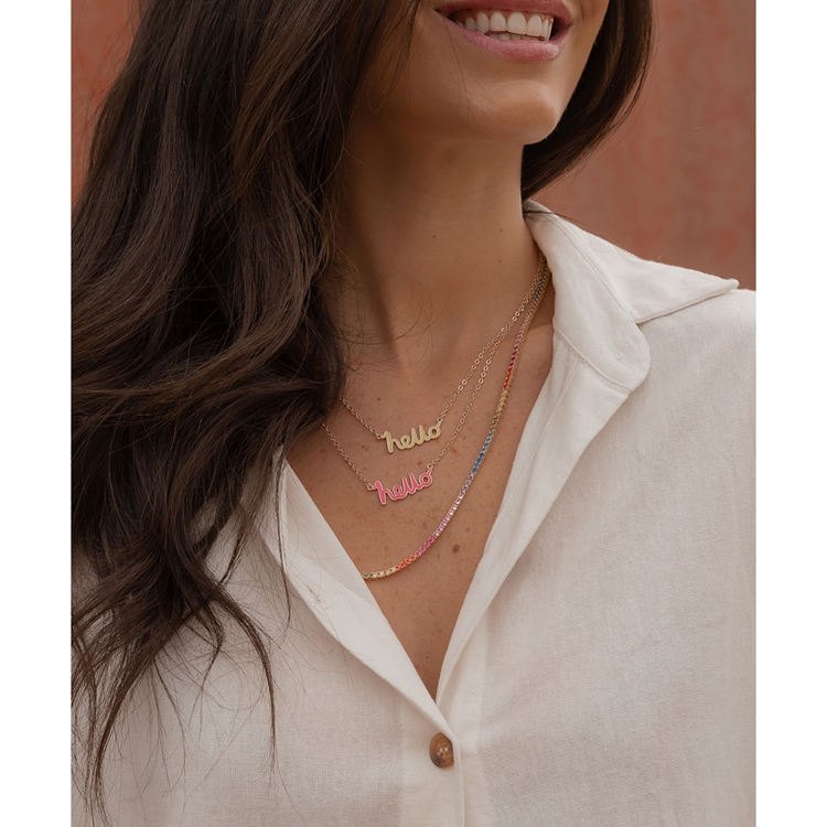 Colar Hello