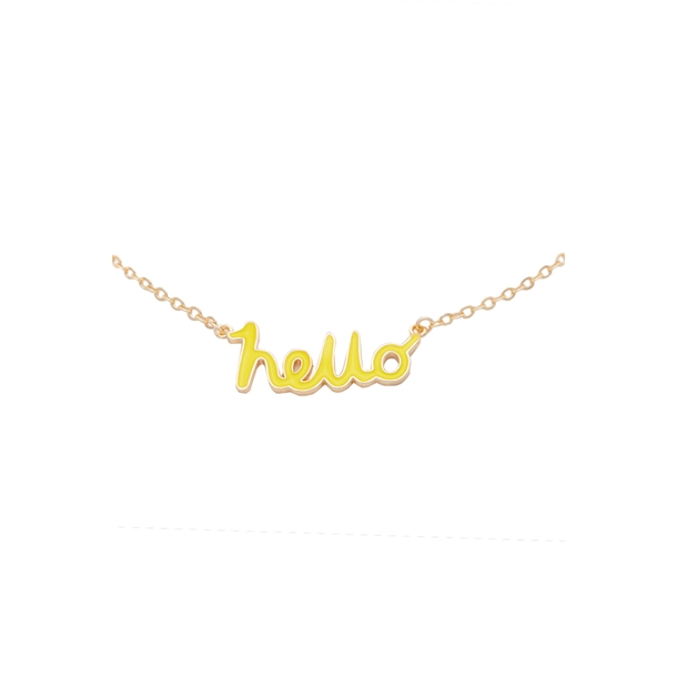 Colar Hello