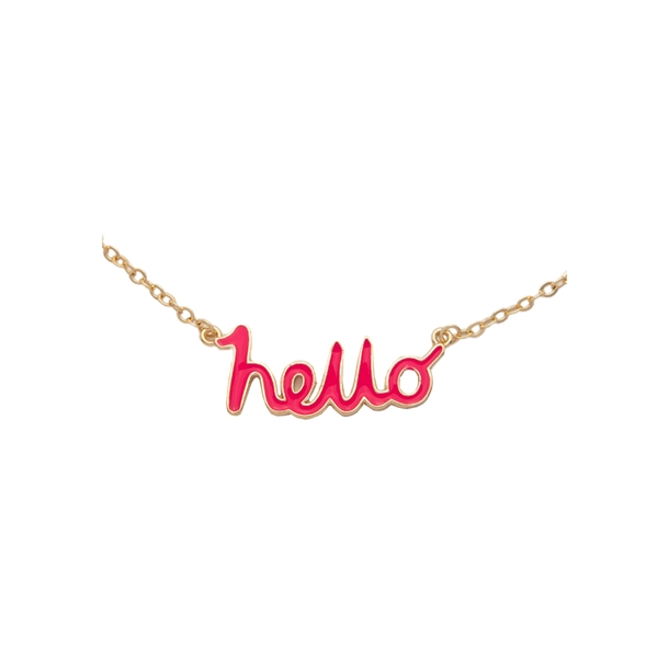 Colar Hello