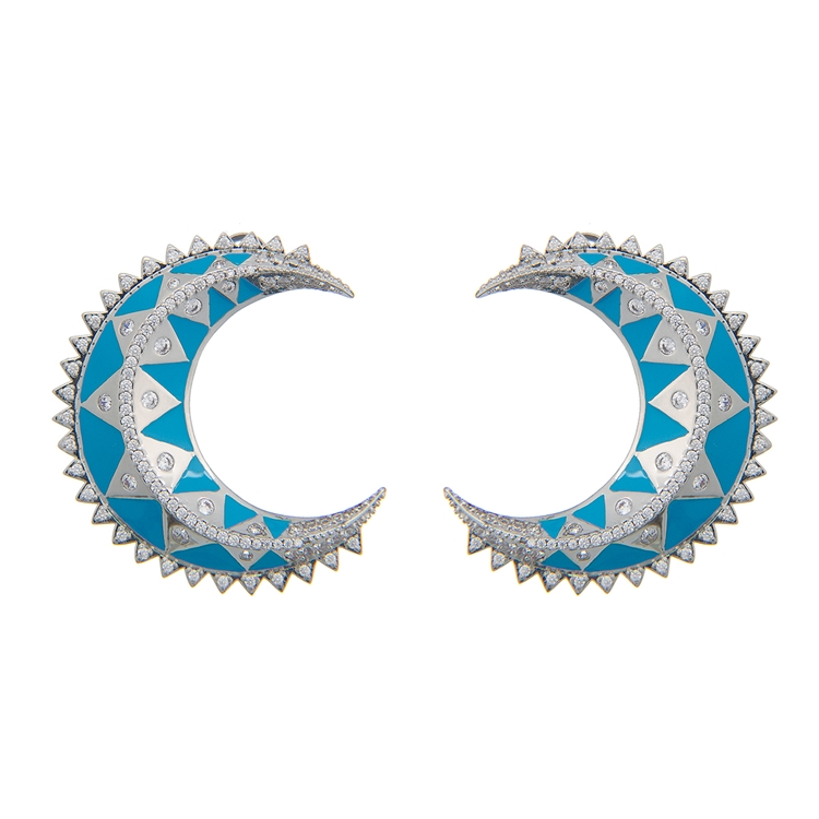 Brinco Lua Esmaltado