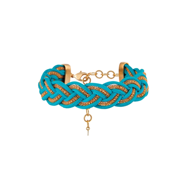 Pulseira Corda Fio Metalizado