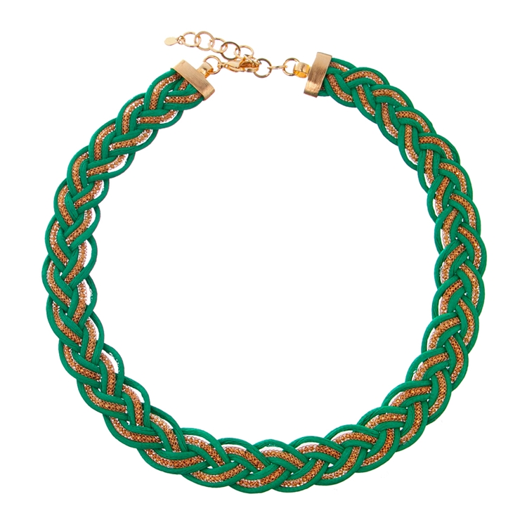 Colar Corda Fio Metalizado