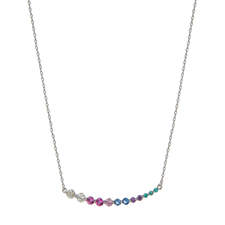 Colar Classics Zircônias Rainbow