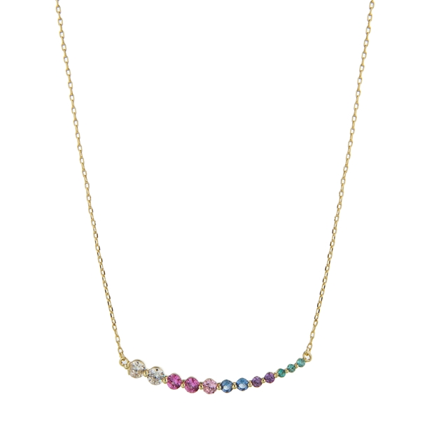 Colar Classics Zircônias Rainbow