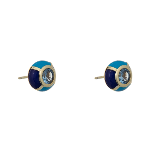 Brinco  Esmaltado  Zircônias Lapidadas