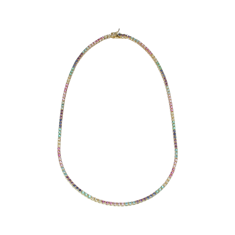 Colar Riviera Anna Rainbow