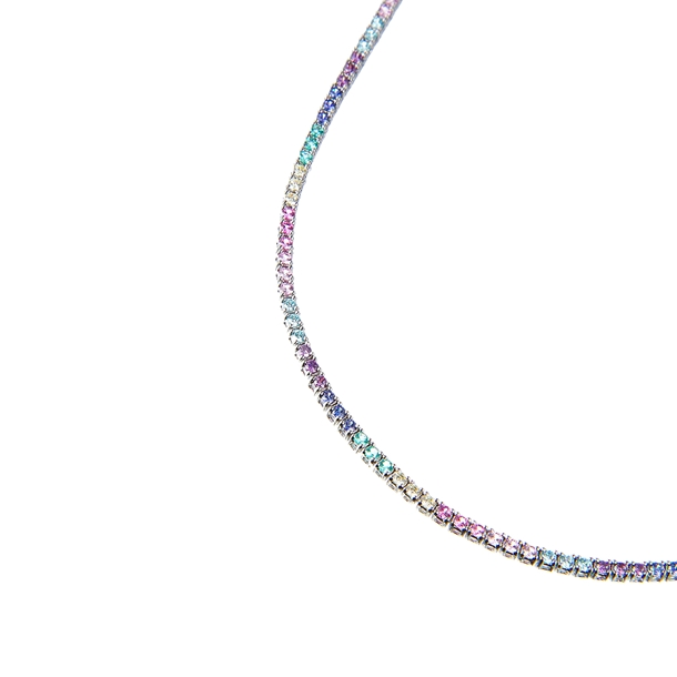 Colar Riviera Anna Rainbow