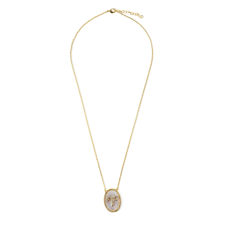 Colar Signo Madre Pérola Cristal