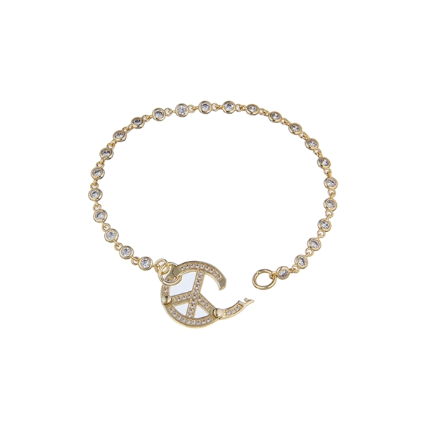 Pulseira Peace Zircônia Cristal