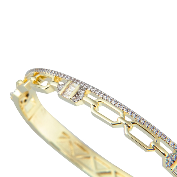 Bracelete Elos Zircônias