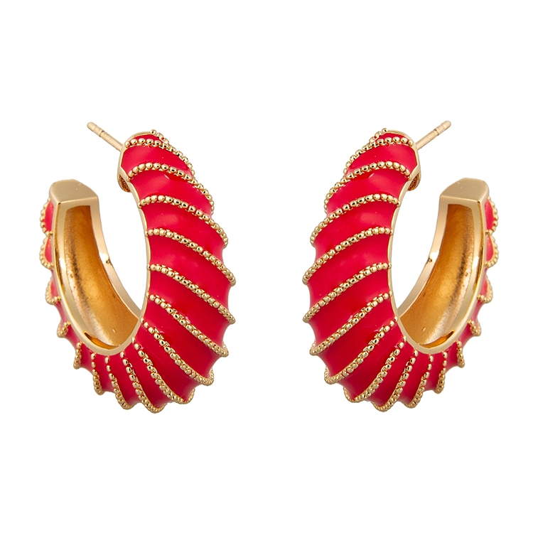 Argola Torcida  Esmaltado