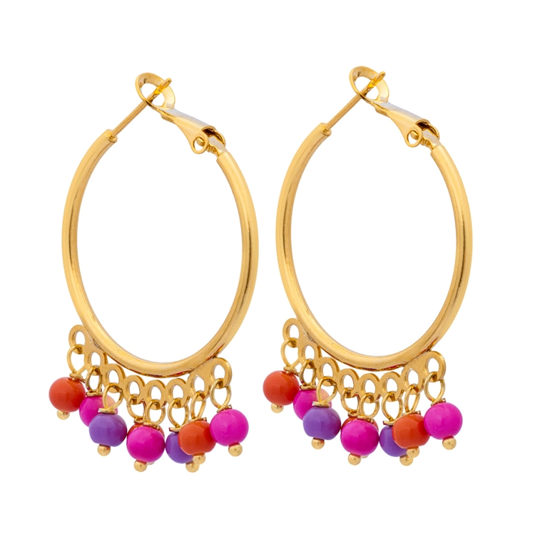 Argola Mini Dots Murano