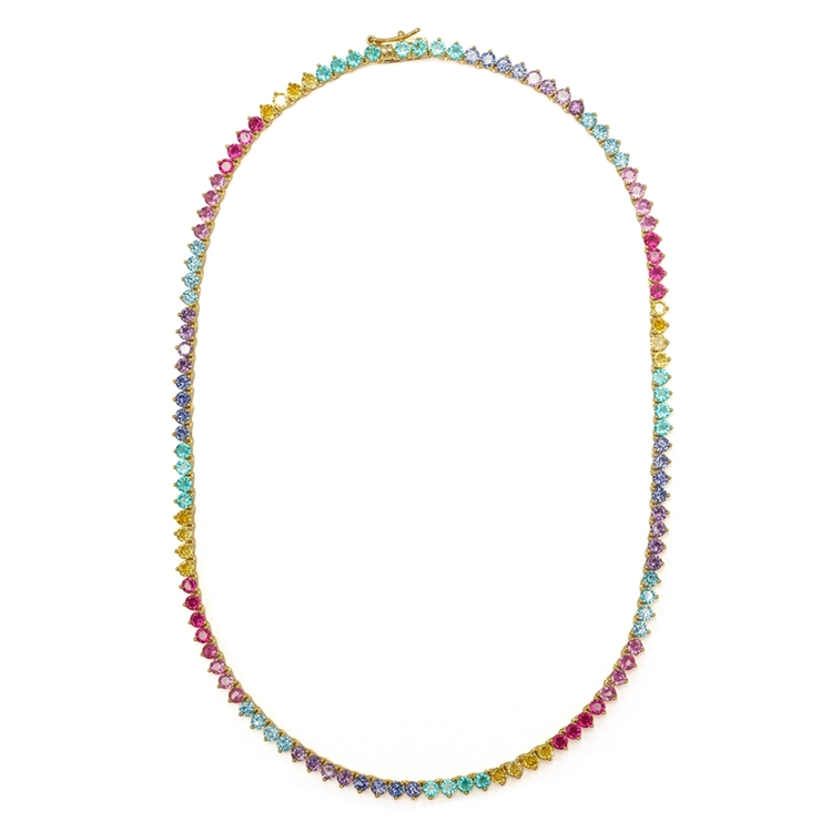 Colar Riviera Tiana Rainbow 80cm