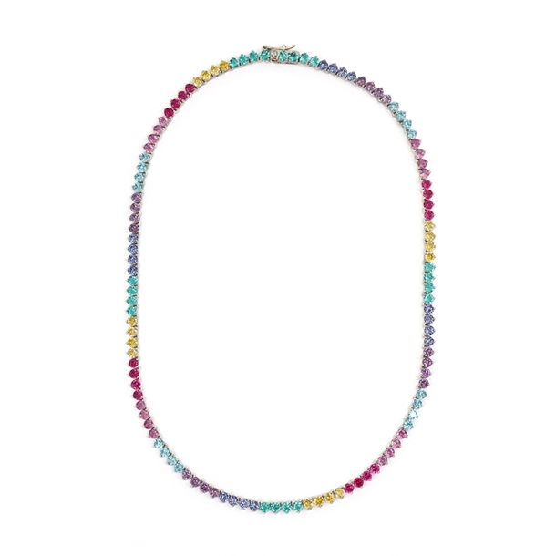Colar Riviera Tiana Rainbow 80cm