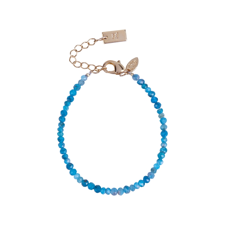 Pulseira Pedras Naturais Apatita Fé