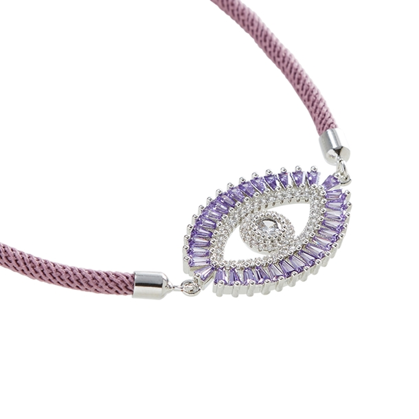 Pulseira Energy Olhos Lilás