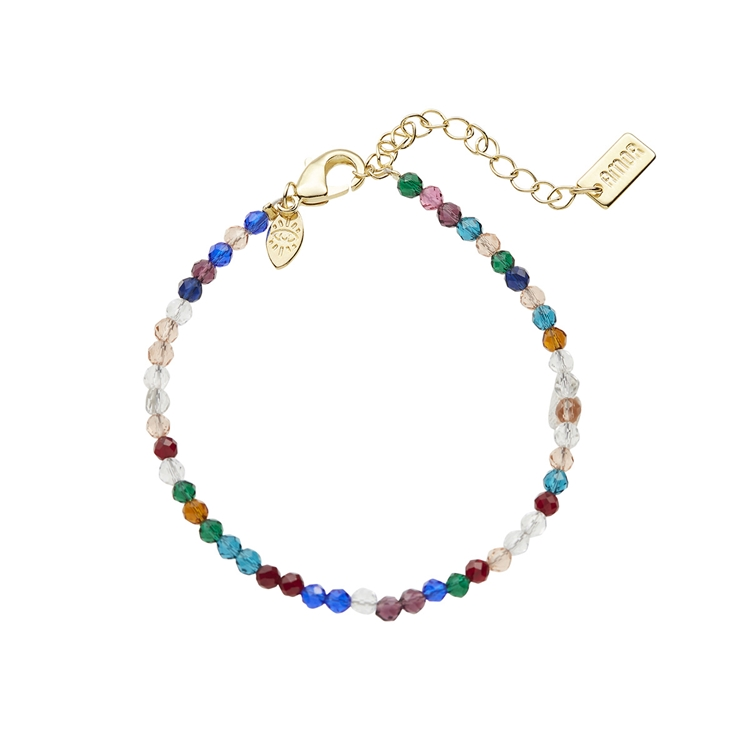 Pulseira Lucky Charm Zircônia Coloridas Amor