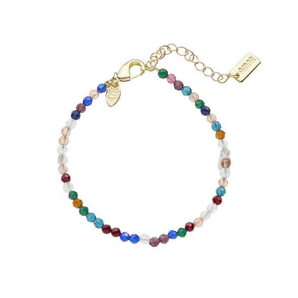 Pulseira Lucky Charm Zircônia Coloridas Amor