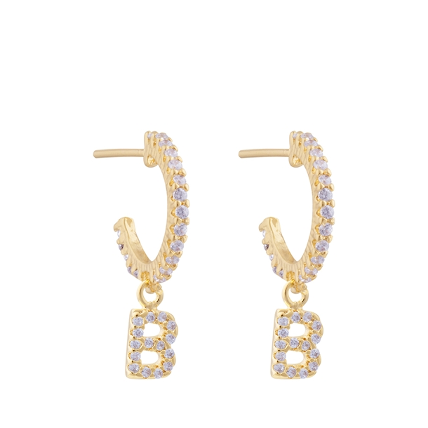 Argola Mini Letras Zircônias
