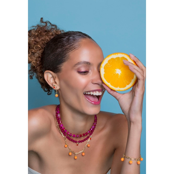 Argola Mini Frutas