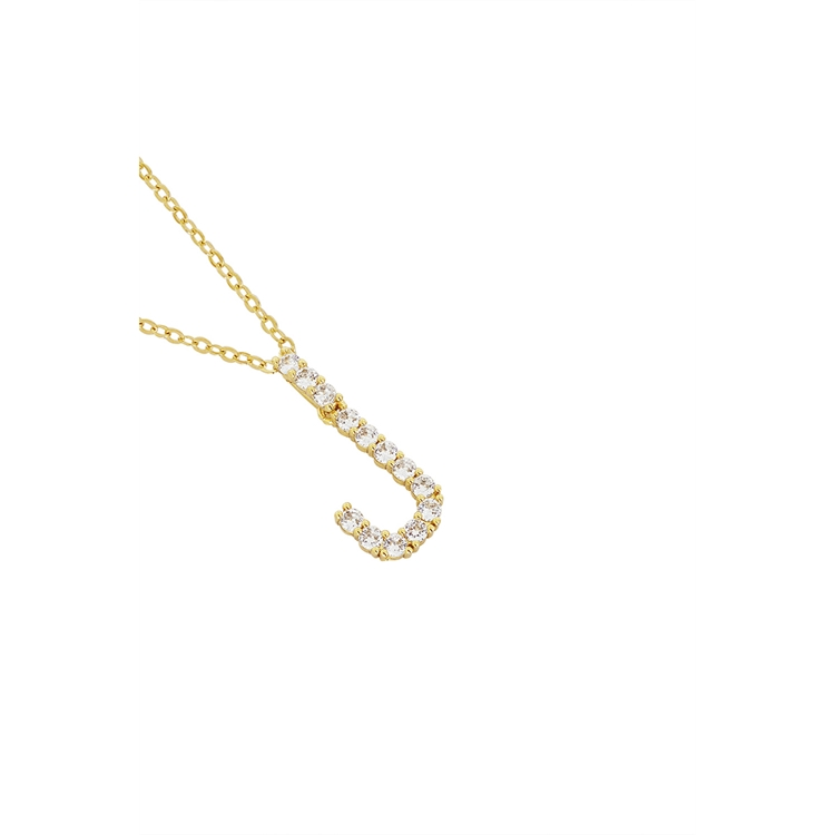 Colar Letras Zircônias Cravejadas