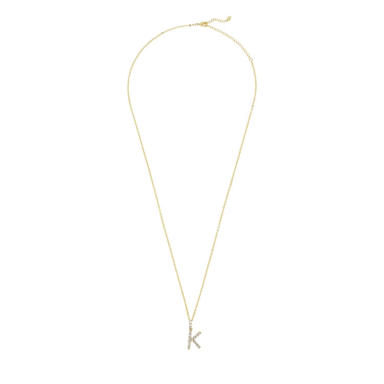 Colar Letras Zircônias Cravejadas