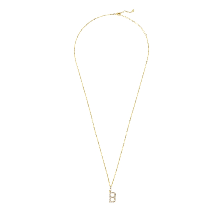 Colar Letras Zircônias Cravejadas