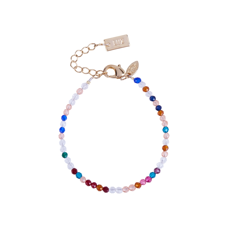 Pulseira Lucky Charm Zircônia Coloridas Luz