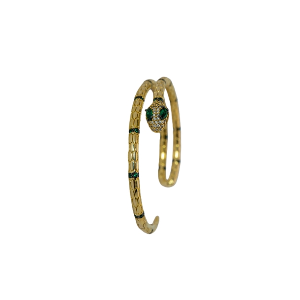 Bracelete Serpente Esmeralda