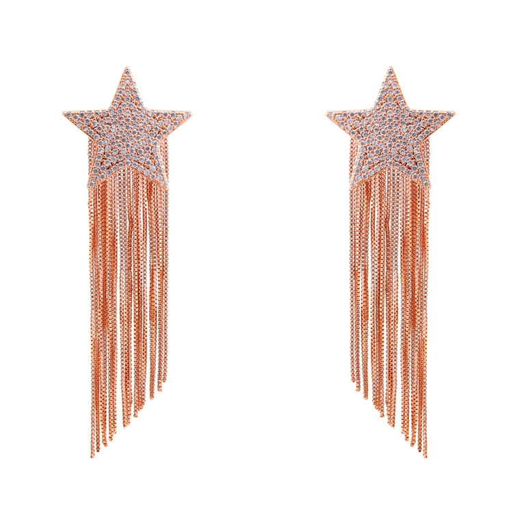 Brinco Estrela Franjas