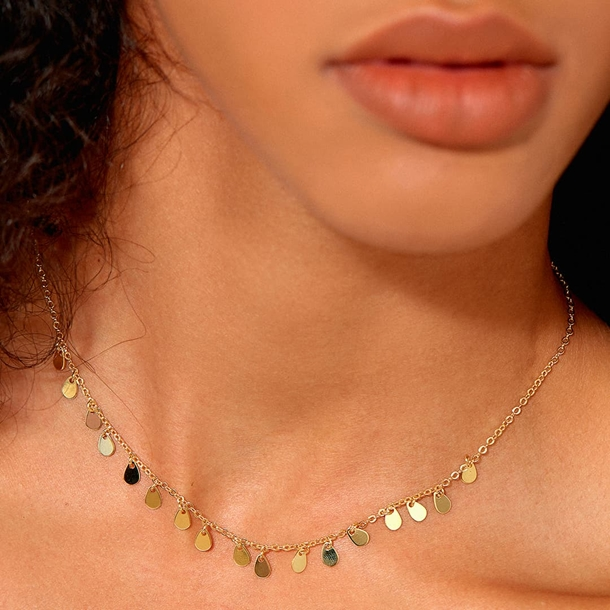Colar Choker Gotinhas