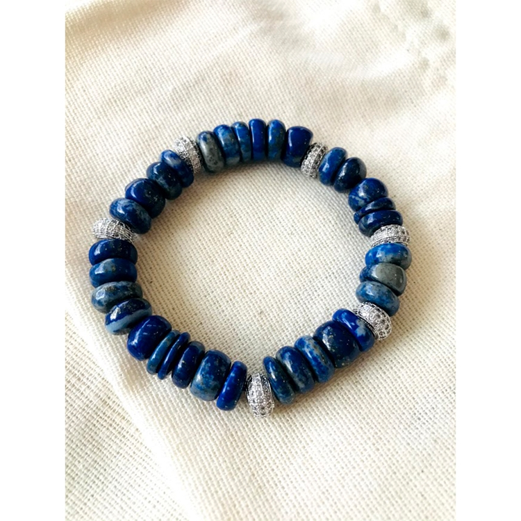 Pulseira Beads Lápis Lazuli