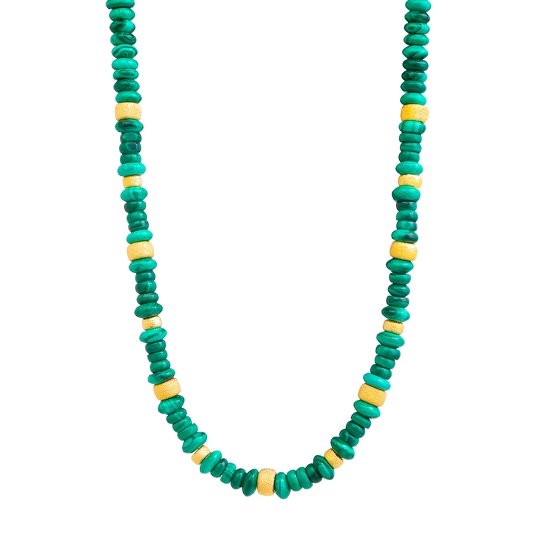 Choker Beads Malaquita