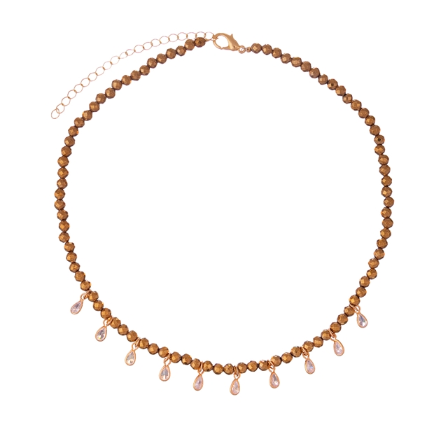 Choker Hematita Bolinhas
