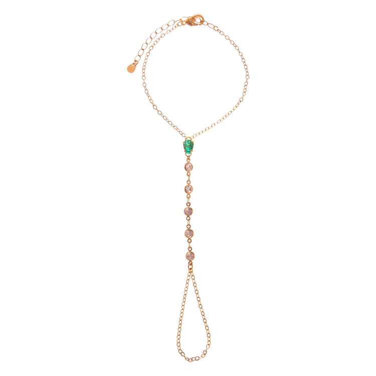 Pulseira de Mão Zircônias