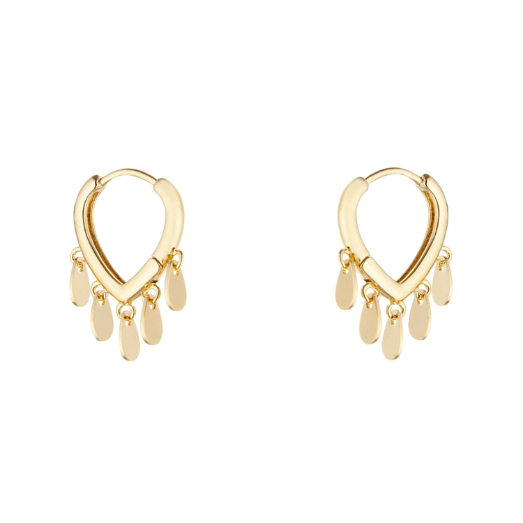 Argola Mini Tachinhas Gotinhas