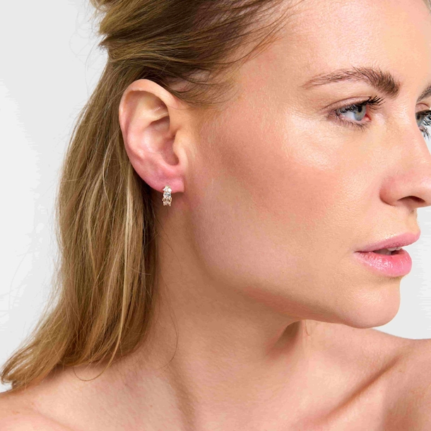 Argola Mini Zircônias