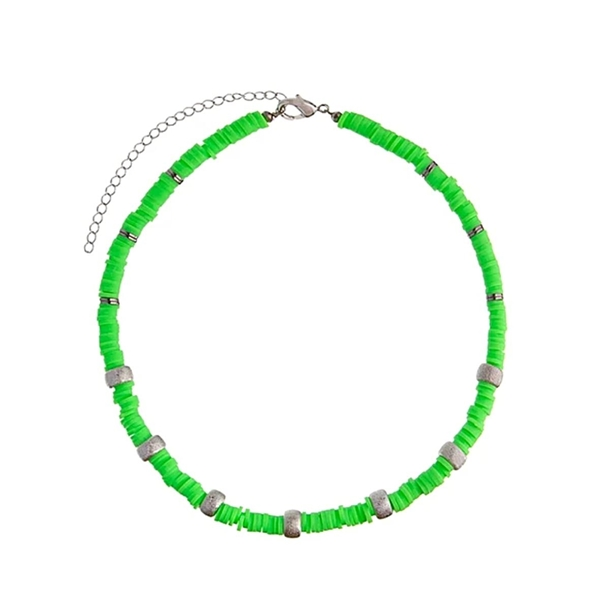 Colar Beads Lime