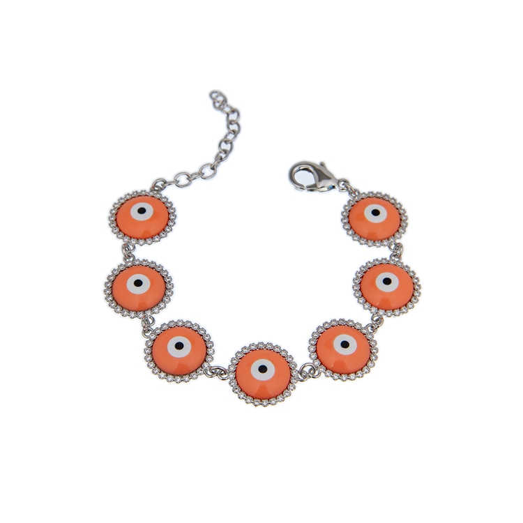 Pulseira Olho Grego Esmaltado