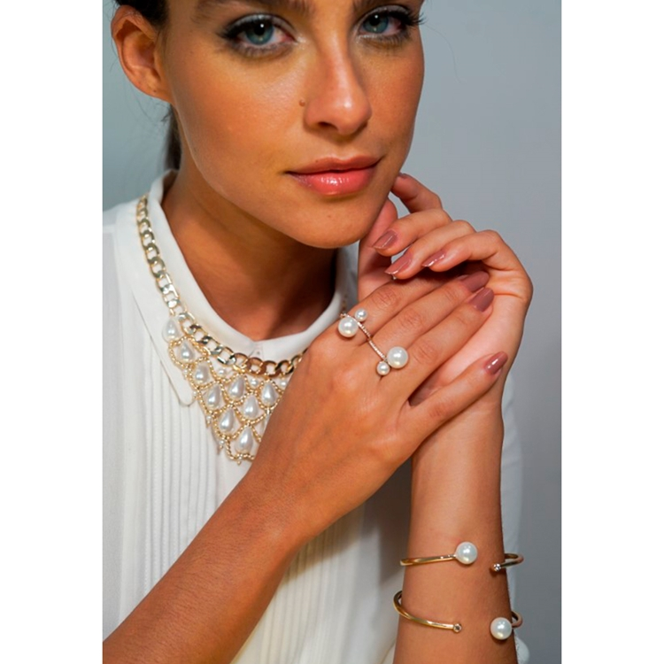 PLG BRACELETE PEROLA E ZIRCONIA