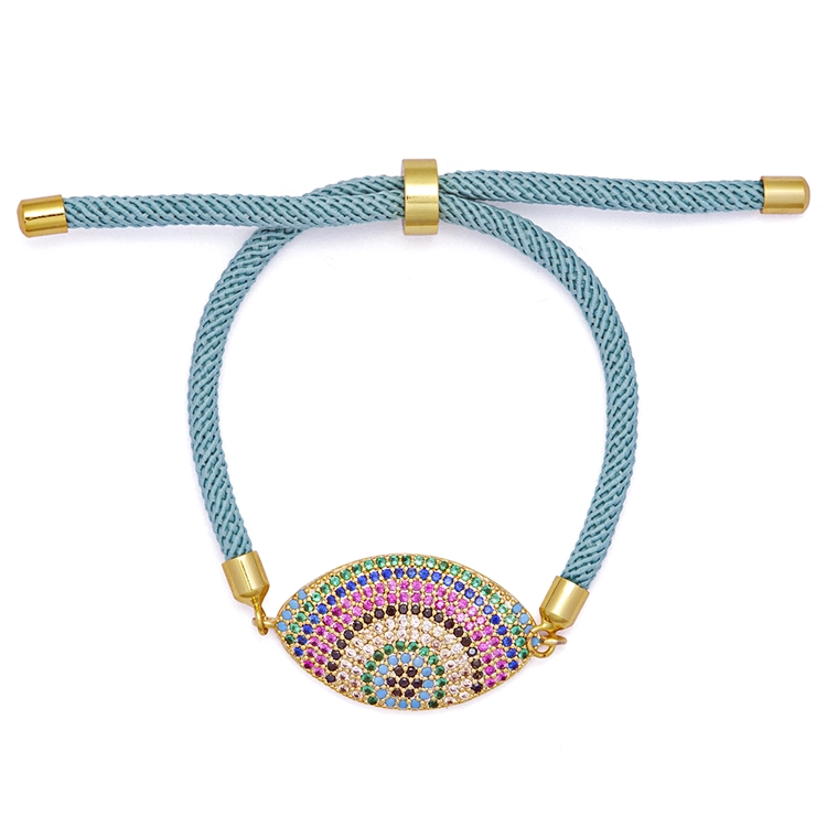 Pulseira Energy Mandala de Zircônias Turquesa