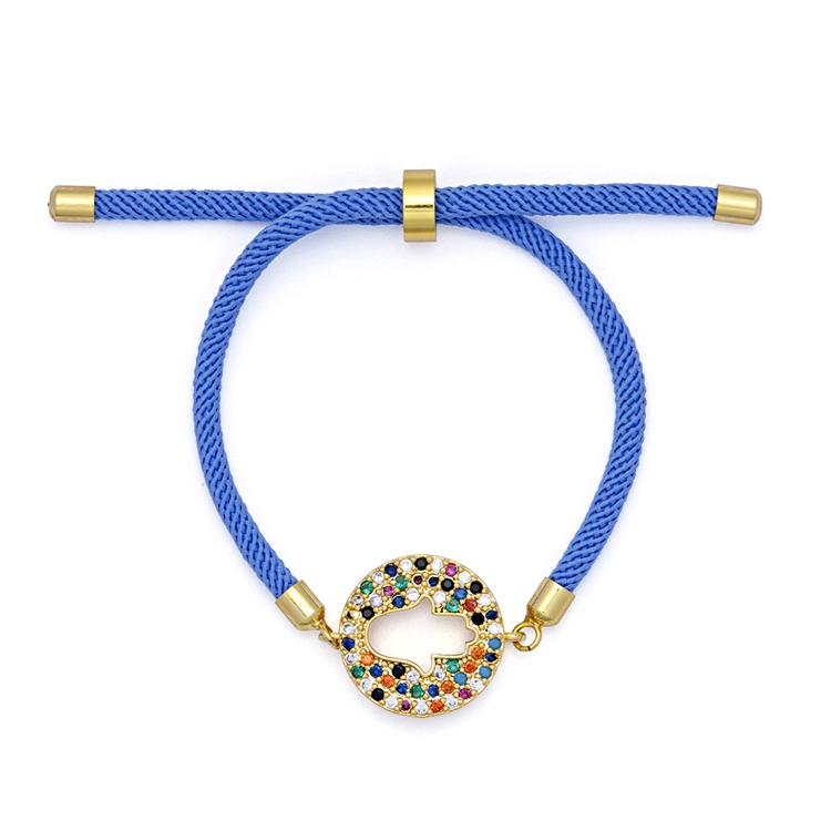 Pulseira Energy Mão de Fátima Celeste
