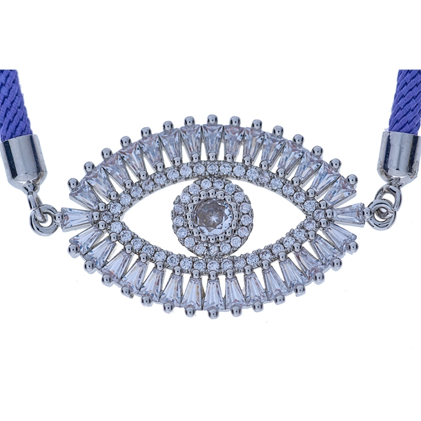 Pulseira Energy Olho Cravejado Cristal