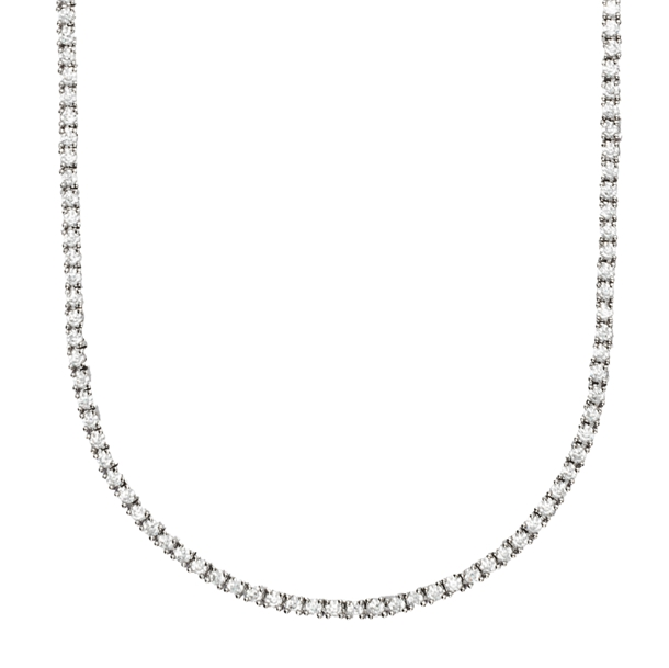 Colar Riviera Anna Cravejada de Zircônias Cristal 42cm