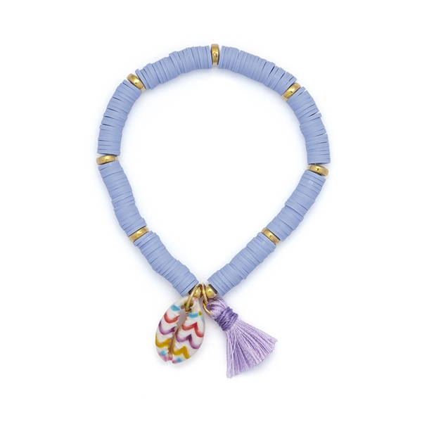 Pulseira Beads Candy Color Búzios e Tassels