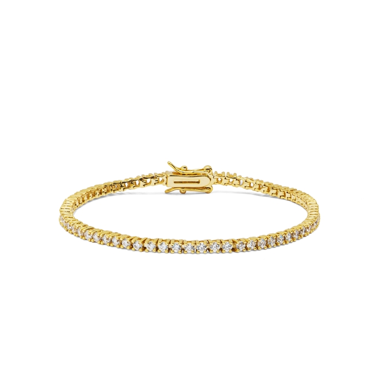 Pulseira Riviera Anna Cravejada de Zircônia Cristal