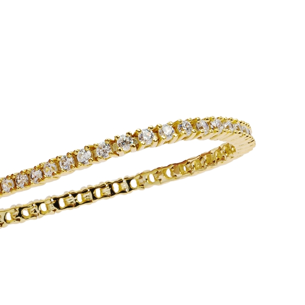 Pulseira Riviera Anna Cravejada de Zircônia Cristal